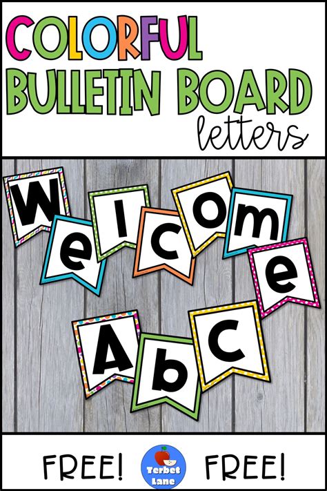 Bulletin Board Letters Free Printable